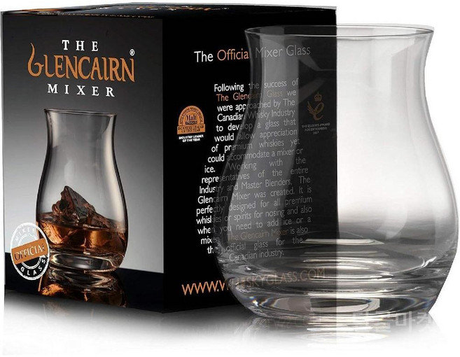 글랜캐런 믹서 GLENCAIRN 언더락 양주잔 위스키잔 글라스 2개 세트