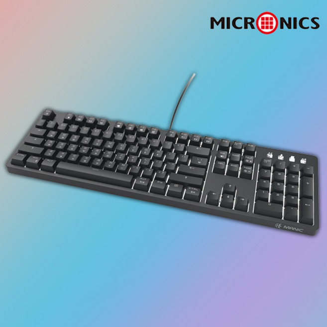 마이크로닉스 MANIC X40P 4세대 광축 완전방수 PBT (블랙)