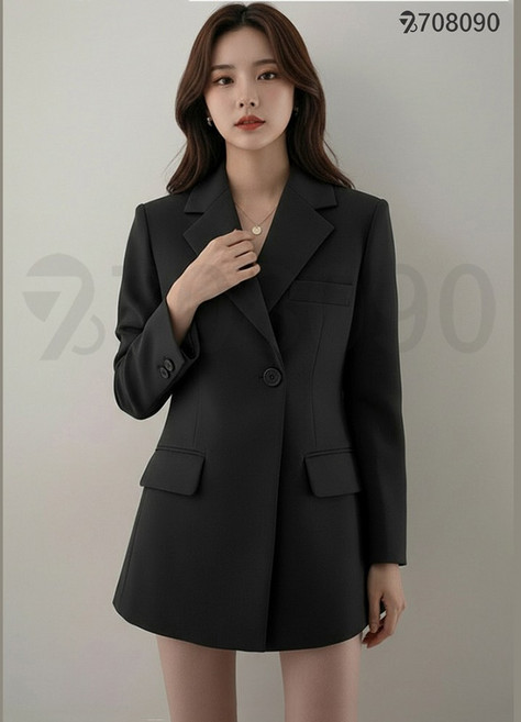 708090 가을 겨울 여성 트랜드 고급스러움 정장 자켓 슬림핏 캐주얼 재킷