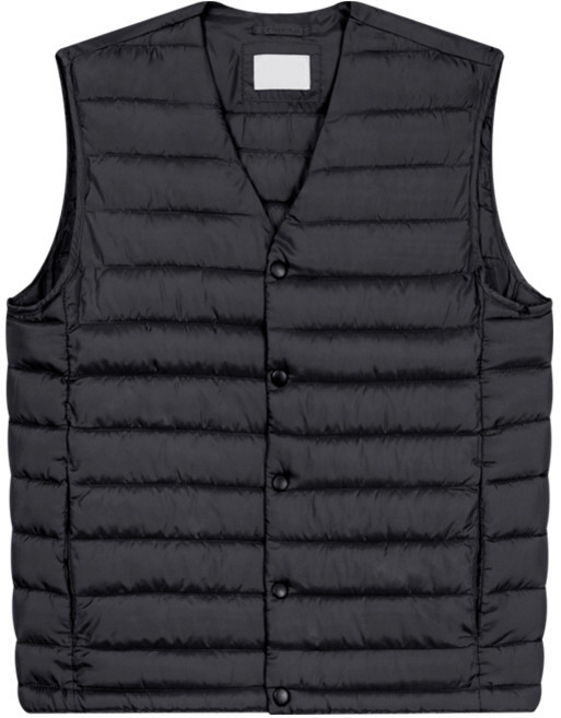 해리슨 남성용 베이직 브이넥 경량 패딩 조끼 HA-1008 THE1013