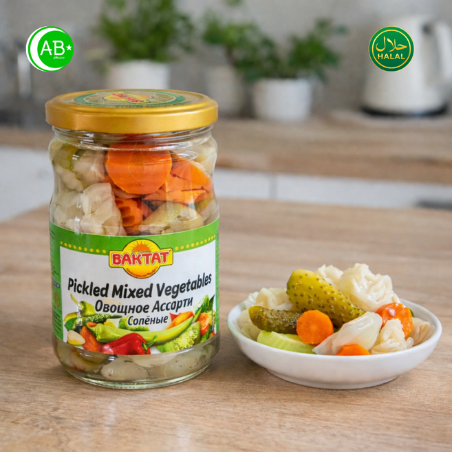 Salty Pickled Mixed vegetables Turkiye 짭짤한 야채 피클 튀르키예, 1개, 630g
