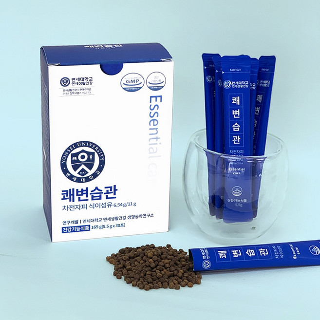 연세생활건강 쾌변습관 차전자피 식이섬유, 165g, 3개