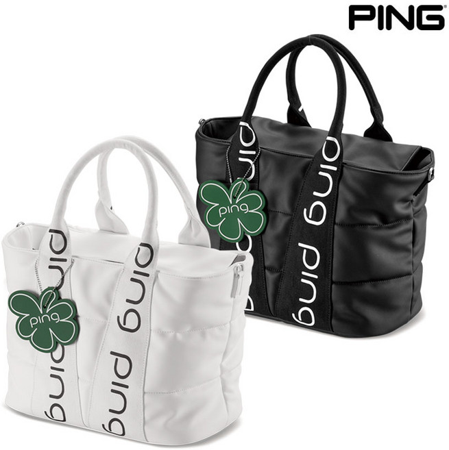 핑 토트백 여성 골프파우치 카트백 라운딩가방 골프가방 2025 JB, 화이트