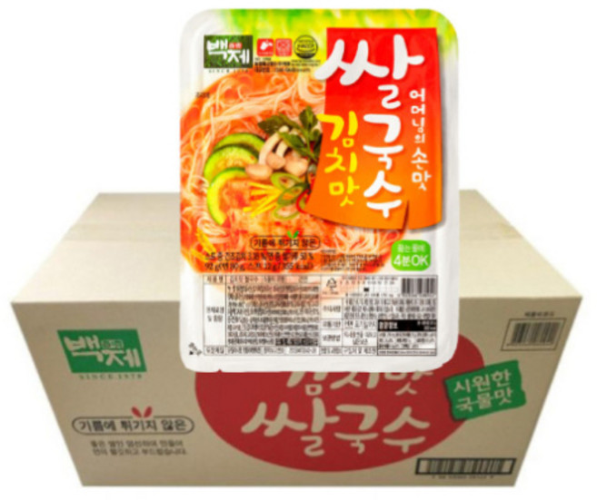 백제 즉석쌀국수, 92g, 30개