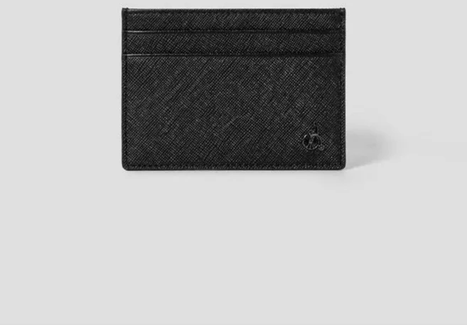 빈폴 남성 카드지갑 블랙 소가죽