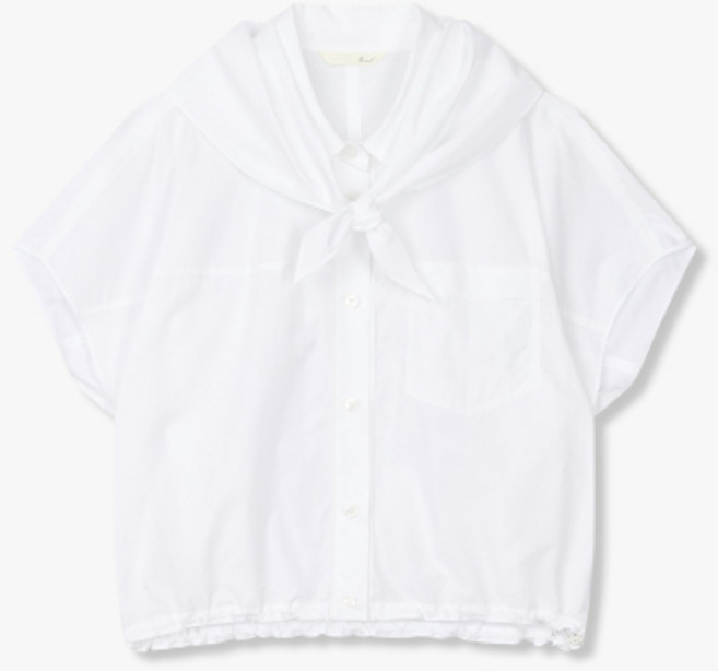 GCUT 디태처블 스카프 블라우스_화이트_7215360601 162370