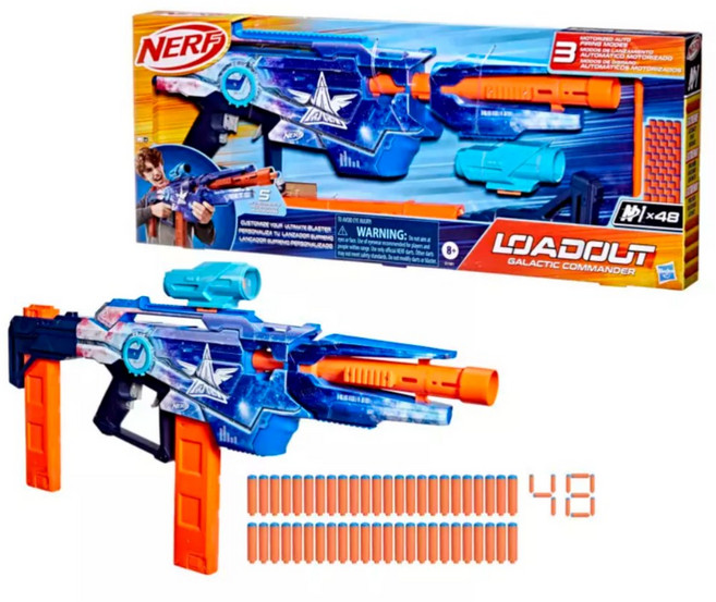 孩之寶 Hasbro NERF 終極模組系列 銀河指揮官電動射擊器, 1個