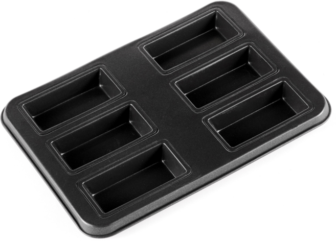 휘낭시에틀 6구 양면코팅 미니오븐용팬, 1개