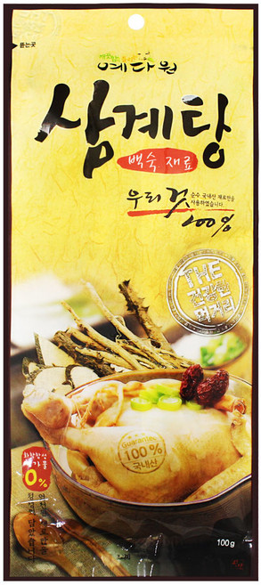 예다원 삼계탕 100g, 1개