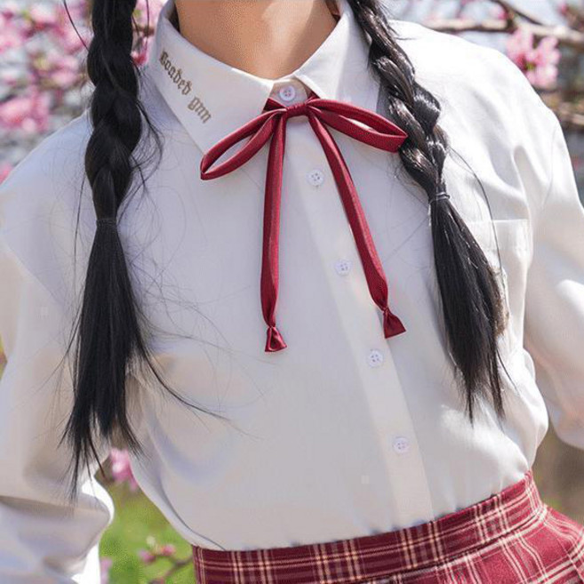 10컬러 일본 교복풍 끈리본 넥타이