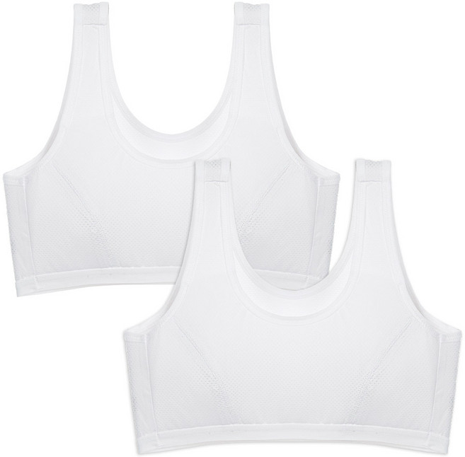 BYC 샤벳 주니어 여아 메쉬 브라 1단계 2P