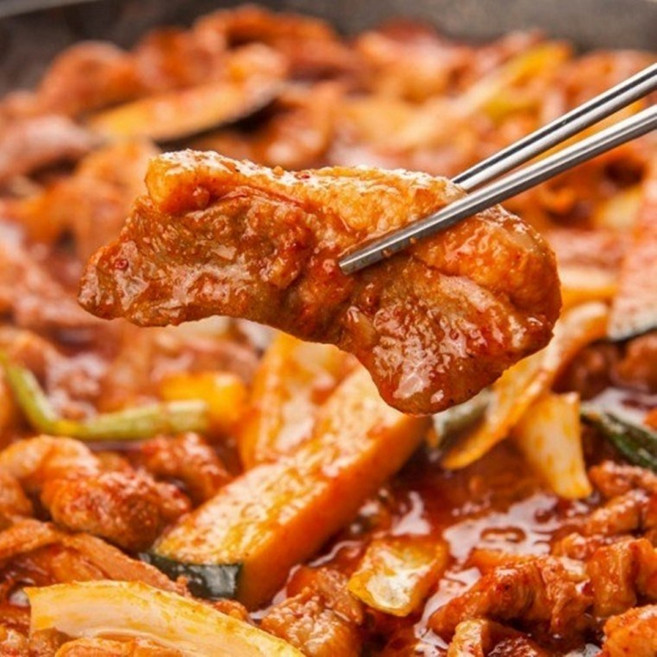 푸짐한집 매콤달콤 오리 불고기 300g 3팩, 오리불고기 300g 3팩, 3개