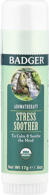 깔끔합니다 Badger 아로마테라피 스트레스 진정제 귤 및 로즈메리 17g(0.60oz) 좋습니다 부드럽게, Badger아로마테라피스트레스진정제귤및로즈메리17g06 - 쿠팡