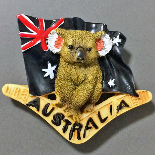 맛있는굿즈 호주 미국 하와이 뉴욕 괌 사이판 뉴질랜드 냉장고자석 마그넷 마그네틱 기념품, B호주02.호주