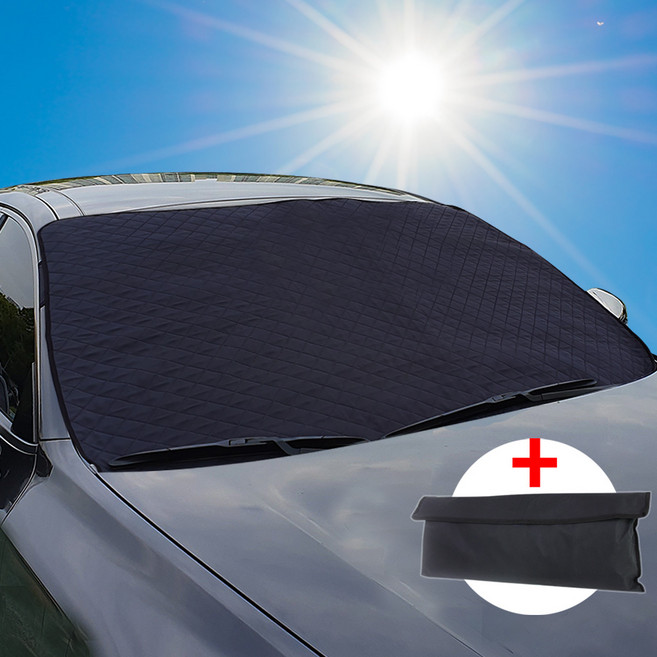 에코힐 국산 맞춤제작 성에방지커버 일반형+보관가방포함 차량 햇빛가리개 자동차 앞유리 덮개 커버 눈 서리 사계절 차박, 현대_YF 소나타, 1세트