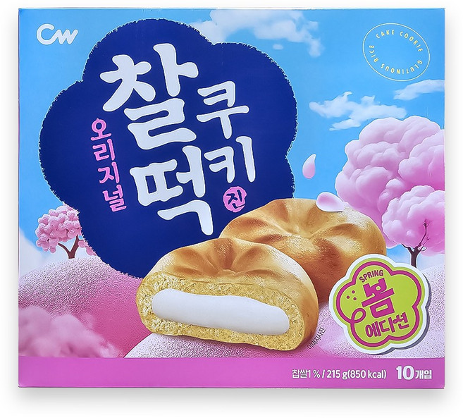 청우 찰떡쿠키 오리지널, 215g, 2개