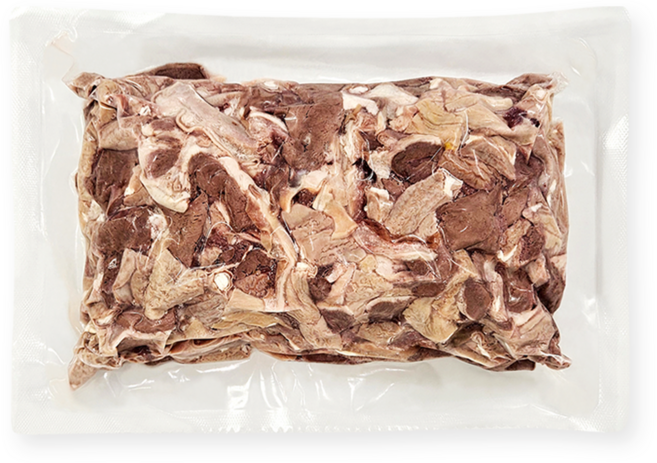 팜스별하 삶은 돼지 모듬내장 슬라이스 2kg 국밥고기 재료 특수부위 업소용 대용량, 1개
