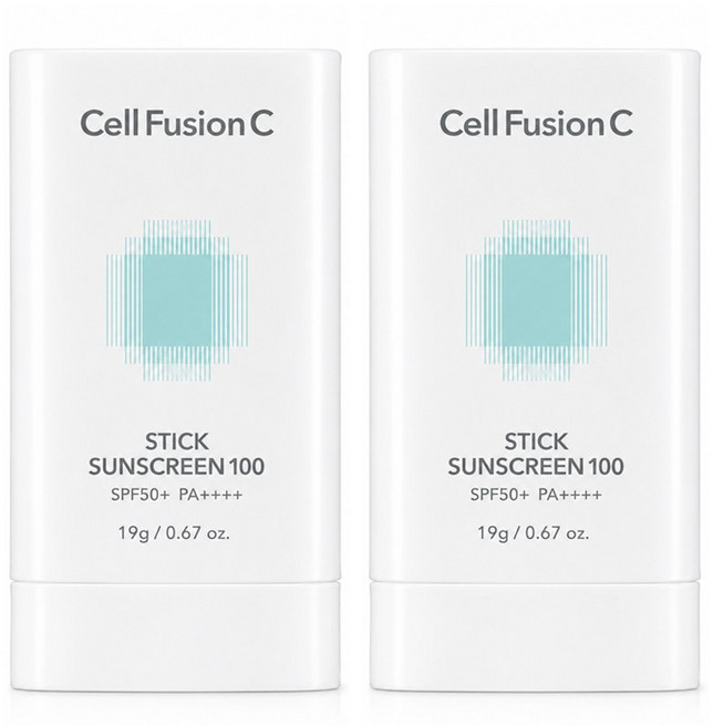 셀퓨전씨 스틱 썬스크린 100 SPF50+ PA++++, 19g, 2개