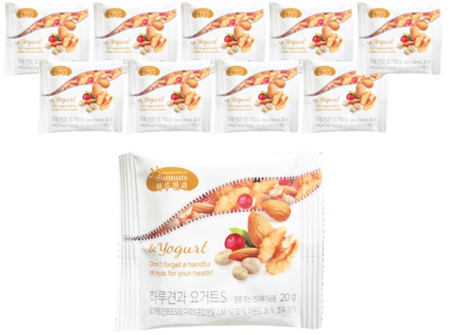 [시선] 하루견과 요거트20g x 10봉, 20g, 10개