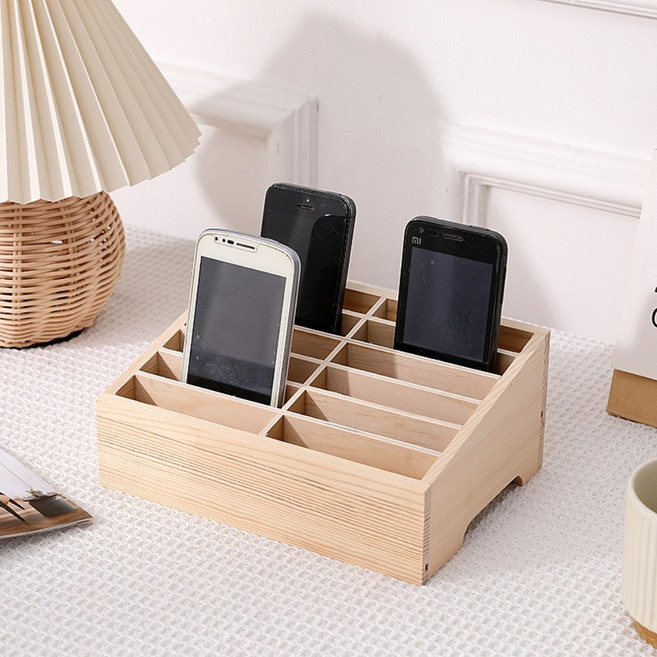 올유니드 핸드폰수거함 휴대폰보관 스마트폰 거치대, 12구, 1개