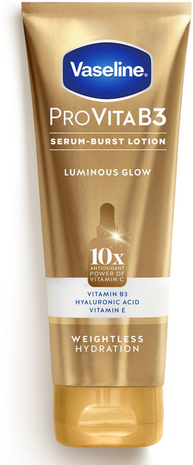 바세린 프로 비타 B3 세럼-버스트 로션 루미너스 글로우, 1개, 222ml