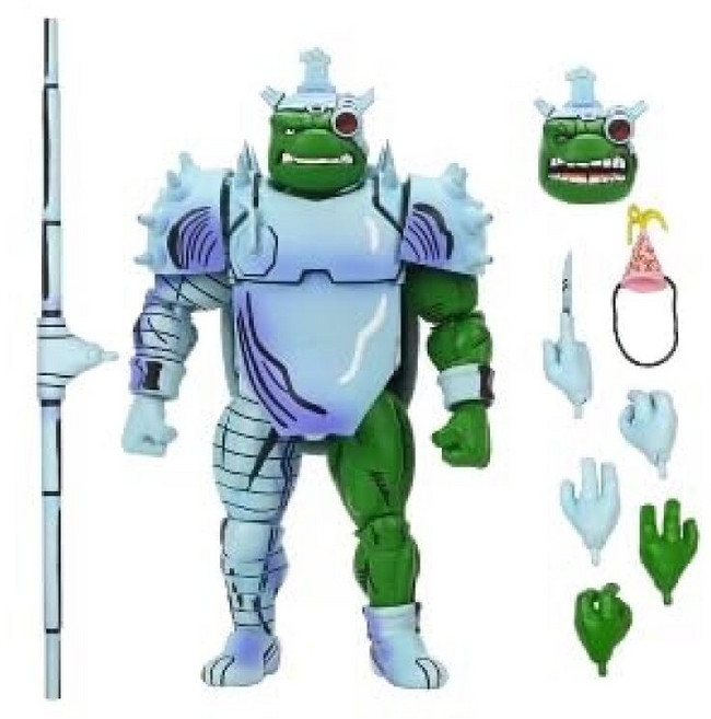 미국출고 평점4.5+ 236070 네카 NECA - 십대 돌연변이 닌자 거북이 (미라지 코믹스) 사이보그 도나텔로 17.8cm(7인치) 스케일 액션 피규어, 미국출고 평점4.5+ 236070 네카 NECA - 십