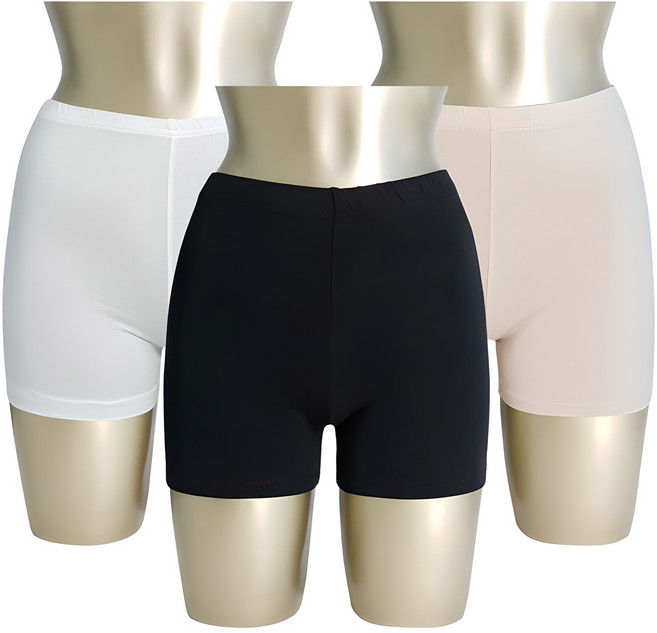 모띠마마 여성용 통기성 순면 스판 3부 속바지 3종 세트