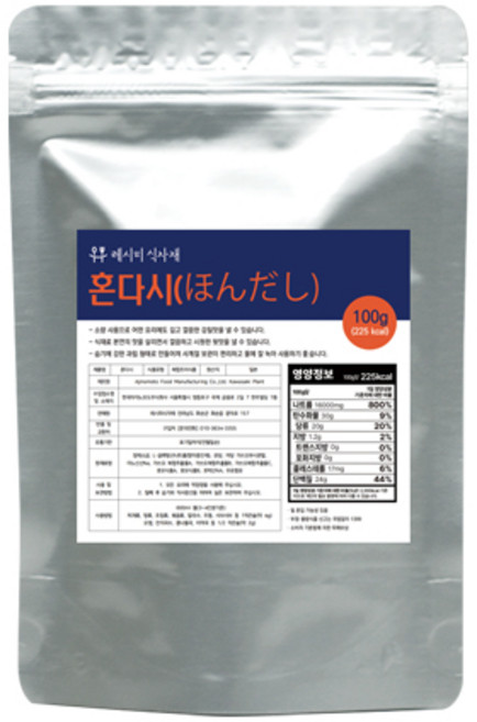 레시피 식자재 혼다시 분말, 1개, 100g