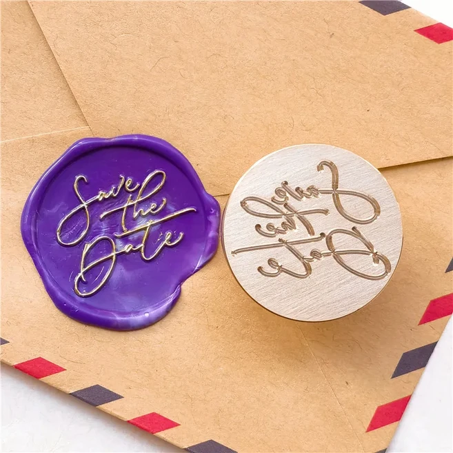 Made Love Thank you 해피 메일 크리스마스 왁스 씰 스탬프 레트로 DIY 봉투, 16 just head