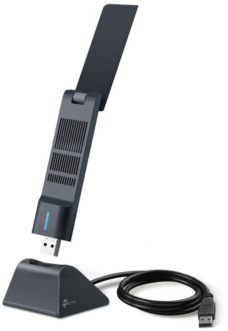 티피링크 AXE5400 하이 게인 Wi-Fi 6E USB 어댑터 무선 랜카드, Archer TXE70UH, 1개