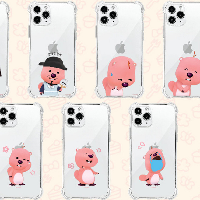 TK 정품 잔망루피 유머러스 투명젤리 폰 케이스 갤럭시 노트 20 10 9 8 S23 S22 S22+ S21 울트라 플러스 갤럭시S23+ S20 S10 5g 케이스