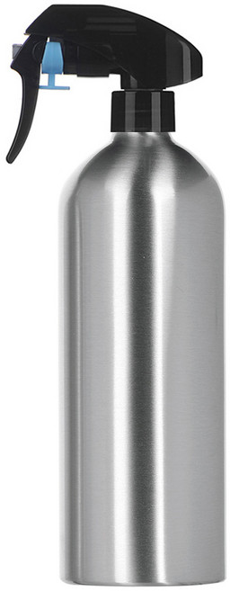 [허브스프레이] 알루미늄용기 초미세건스프레이 30ml 50ml 60ml 100ml 120ml 150ml 250ml 290ml 500ml 분무기공병, 검정캡, 1개