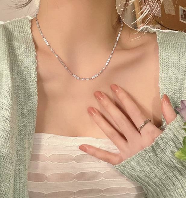 라이시크 레이어드 데일리 남녀공용 체인 목걸이