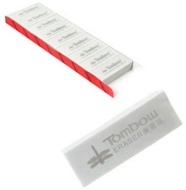 TOMBOW 미술용지우개 10입 톰보 떡지우개, 10개