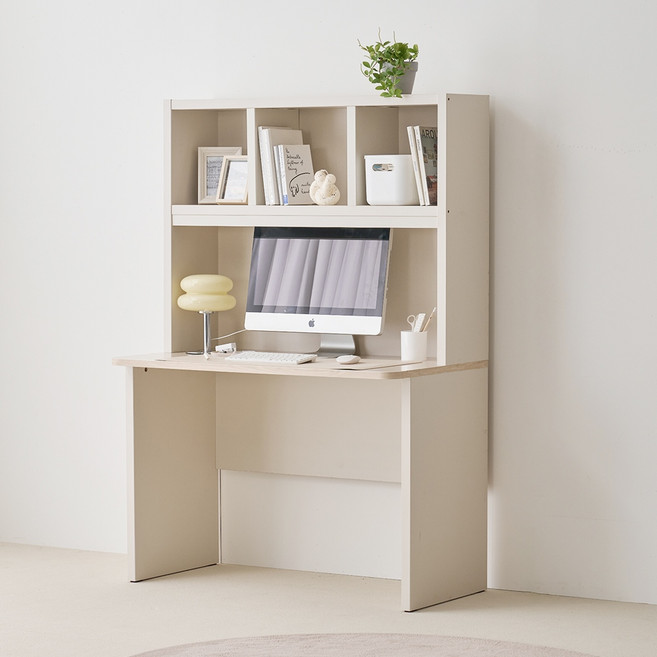 모던하우스 가구 뉴마이드림 1100 책상 세트 CF25SET018, 아이보리