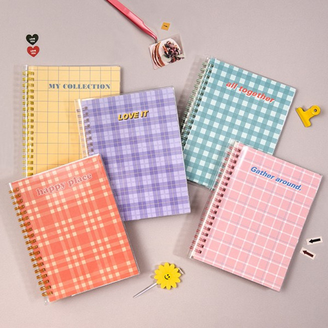 양면 이형지 스티커 북, all together