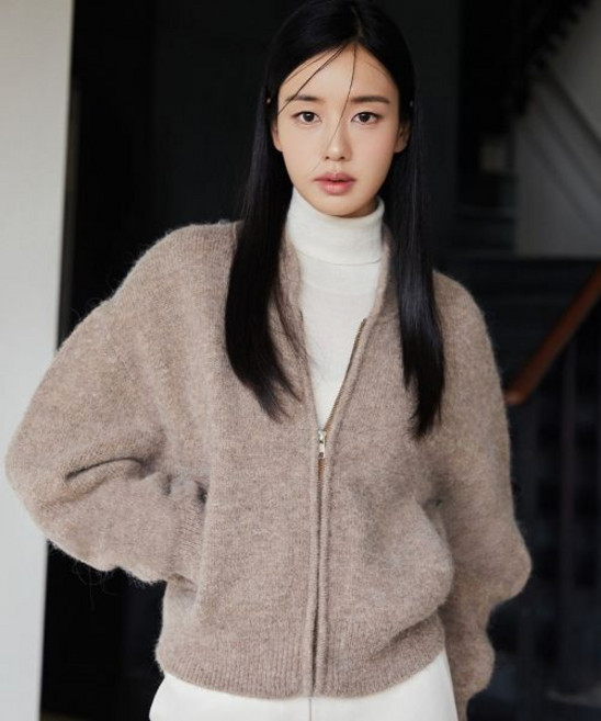 셀렙샵에디션 celebshopedition 25FW 알파카 헤어리 니트재킷