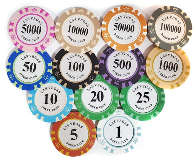 국제규격 경기용 숫자 125P세트 포커칩, 02_카지노칩 데칼크레이_125P_100 블랙, 1개