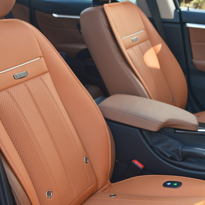 바람고지 1WAY 열선시트 온열시트 자동차 차량용 12-24V 공용, 카멜브라운, 1개