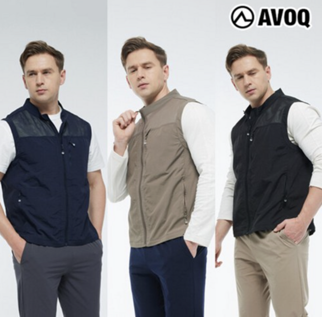 [AVOQ] 아보크 26SS 남성 에어 매쉬 베스트 3종