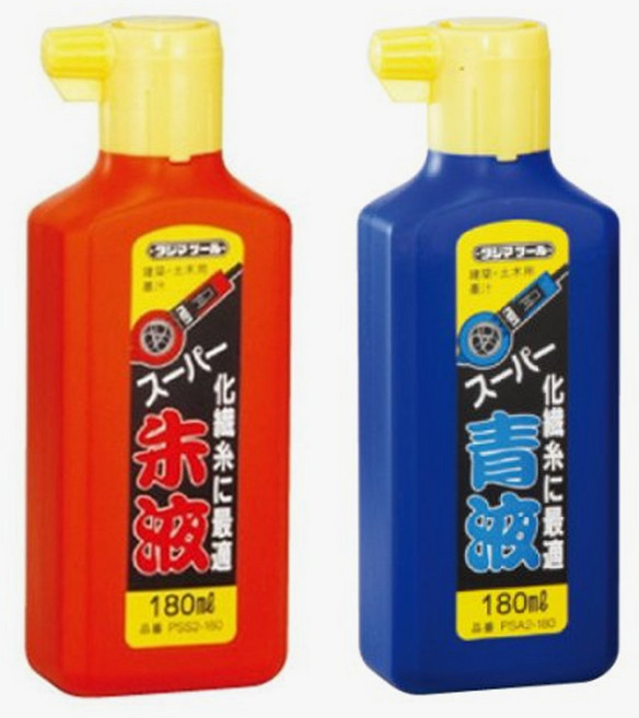 타지마 먹통용 먹물 PSS2-180 얼지 않는 잉크 먹줄 먹선 마킹 주황 청색 236g, 주황색