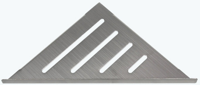 국산 스텐레스 코너선반 실버 욕실선반 화장실 수납 선반, 1개