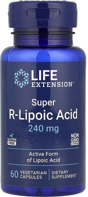 라이프익스텐션 슈퍼 R-리포산 240mg 베지캡슐 60정, 6개