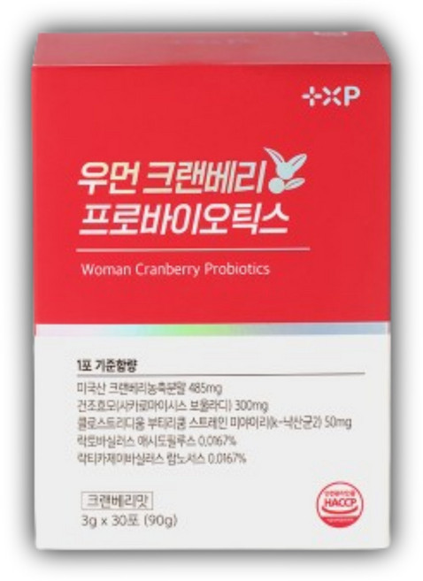 크랜베리여성 영양제 우먼 크랜베리 프로바이오틱스, 1개, 30정