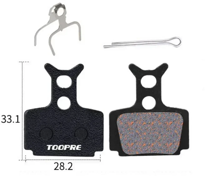 1 쌍 MTB 산악 자전거 자전거 금속 디스크 브레이크 패드 M446 355 395 BB5 TP-11A TP-07D TP-11E 금속 구리 섬유 디스크, 1개