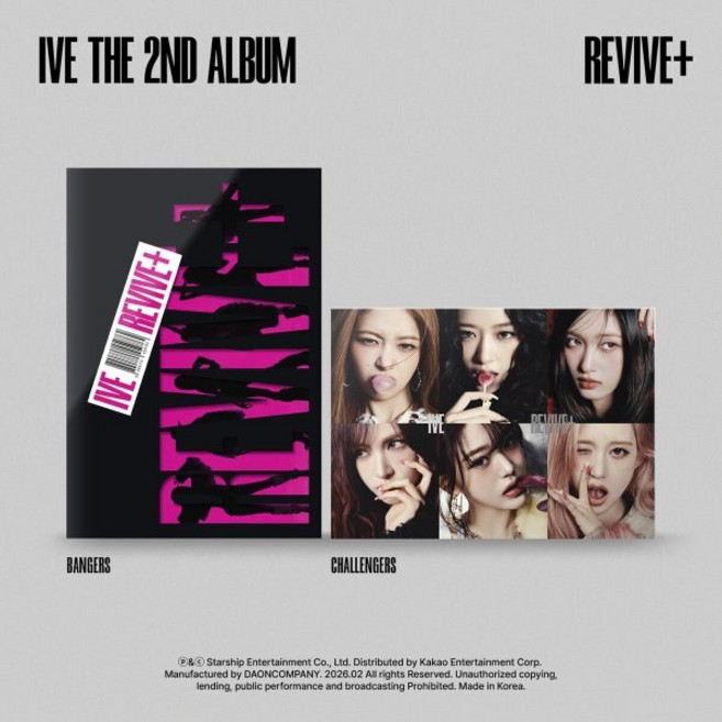 [CD] IVE (아이브) - THE 2ND ALBUM : REVIVE+ [2종 중 1종 랜덤발송] : BANGERS ver. : 포토북 + 스티커 + 포토...