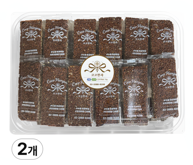 코코한과 수제 들깨강정 고소한 달지않은 건강한 부모님 간식, 2kg, 1개