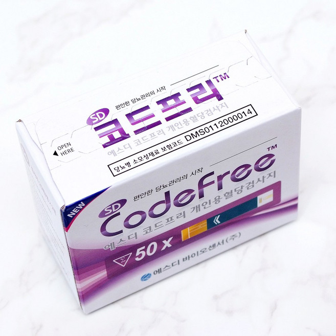 에스디바이오센서 코드프리 개인용 혈당검사지, 1개, 50개입