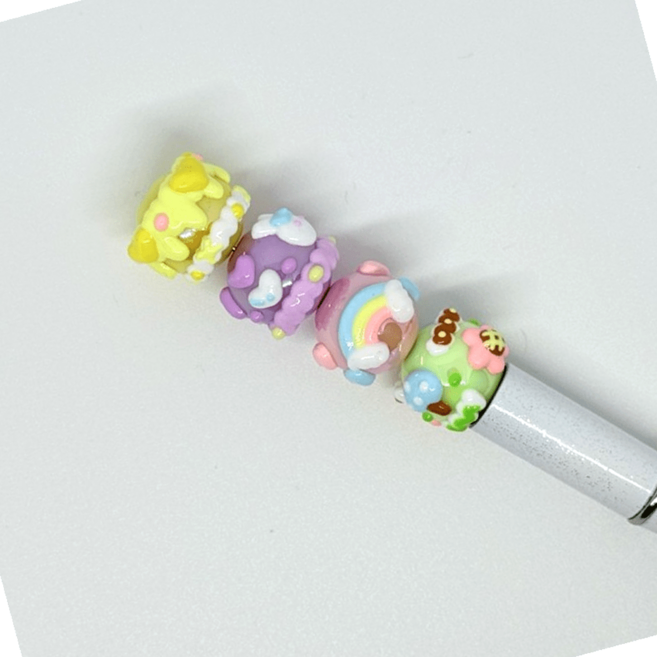 볼펜꾸미기 볼꾸 DIY 캐릭터 미니 파츠 베이커리 사탕 캔디, 1개, 상세페이지 참조