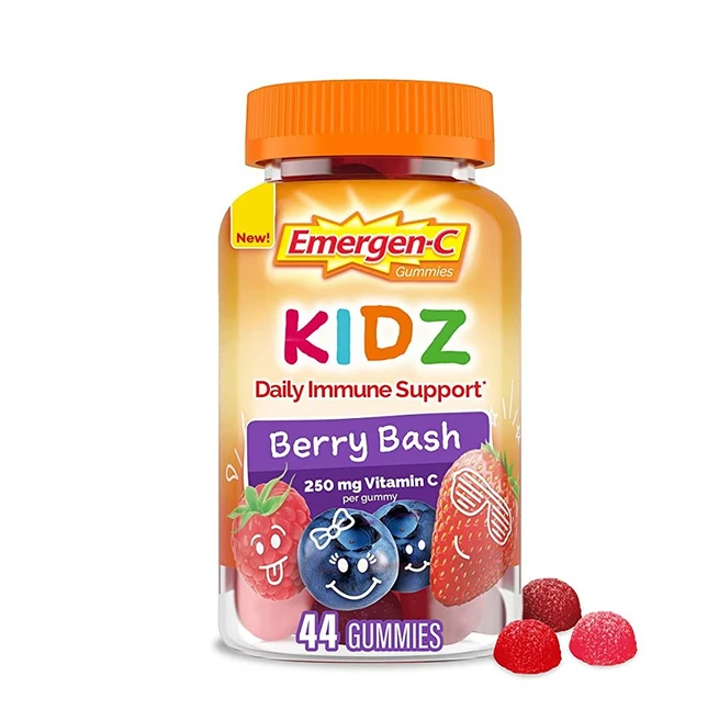 이머전씨 Kidz 데일리 이뮨 서포트 베리 배쉬 250mg 구미젤리 44개, 1개, 44정 - 쿠팡
